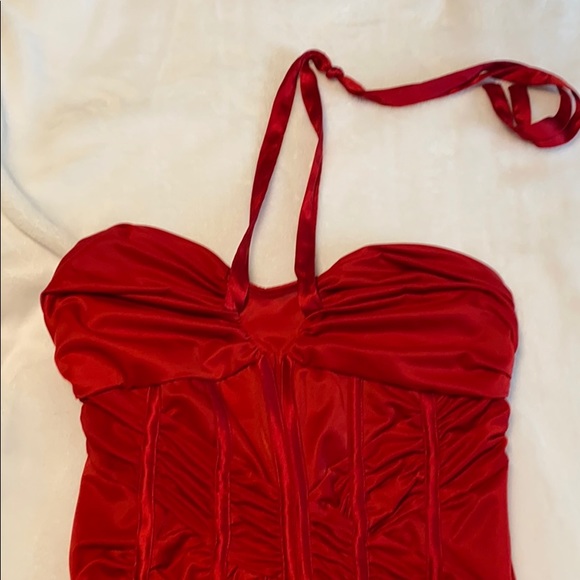 Bebe sexy red dress size S - Picture 3 of 6